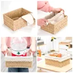 Panier De Rangement En Osier Gris Panier De Rangement En Osier Gris