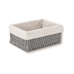 Panier De Rangement En Osier Gris Panier De Rangement En Osier Gris